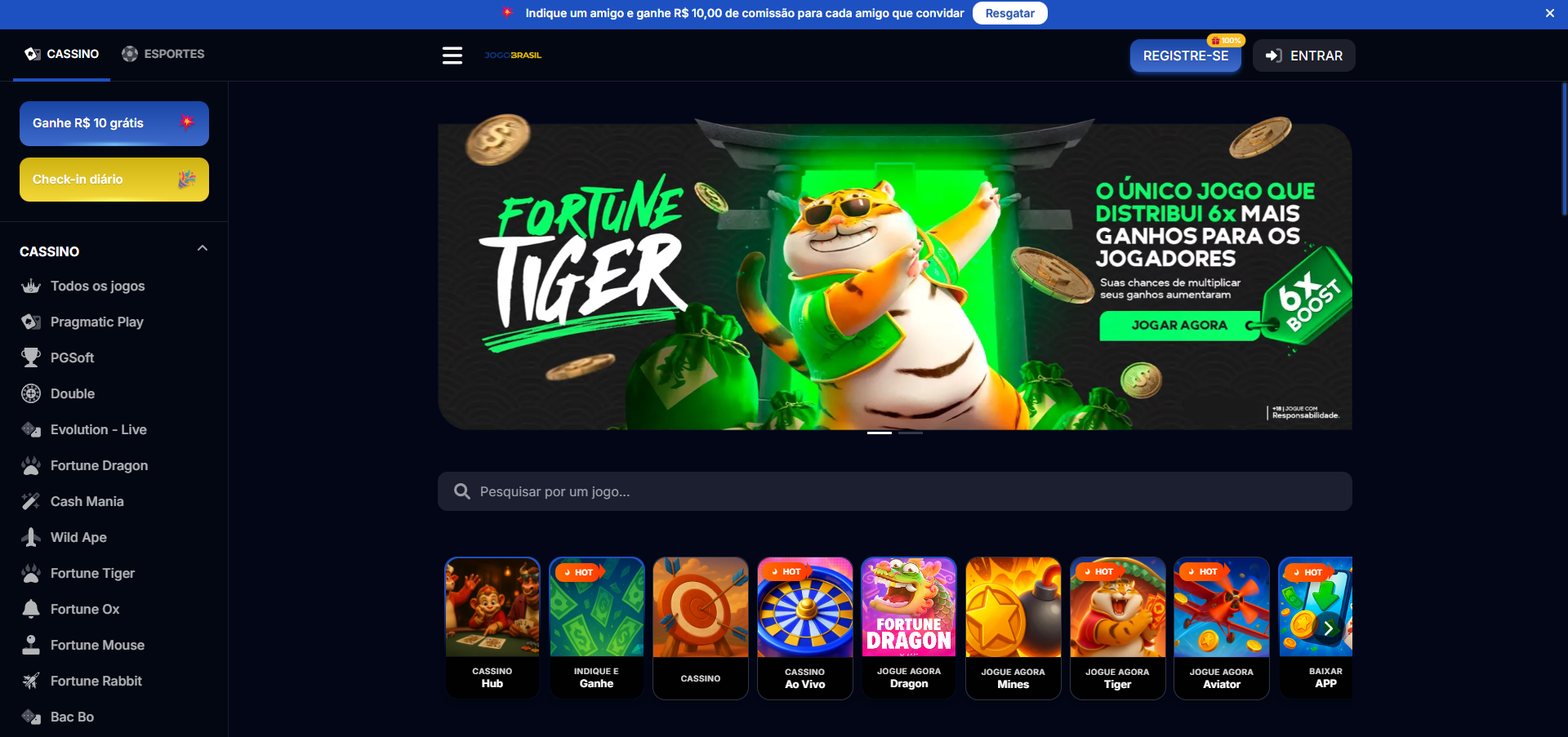 Cassino + Sportsbook